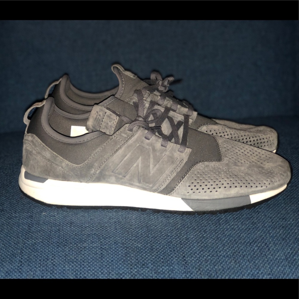 Gray New Balances